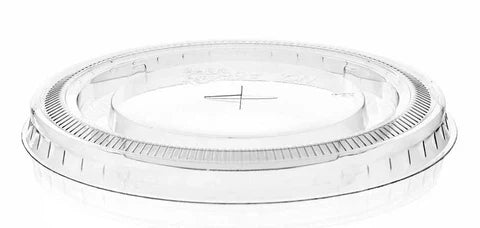 12oz rPET smoothie flat lid 1000 pack eco-friendly recycled plastic cup lids for smoothies, juices, and cold drinks in Ireland