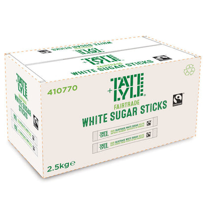 Tate & Lyle Fairtrade Granulated White Sugar Sticks - 1000 Pack
