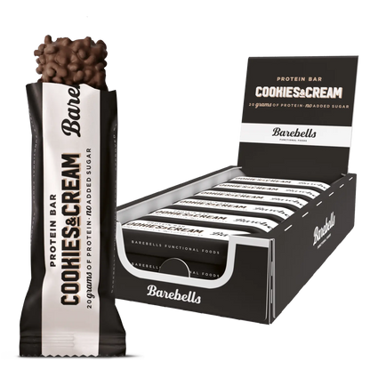 Barebell Protein Bars Cookies & Cream 12 Pack