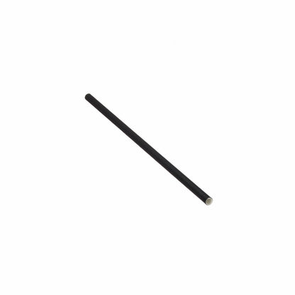 Black Paper Straw 200mm x 6mm
