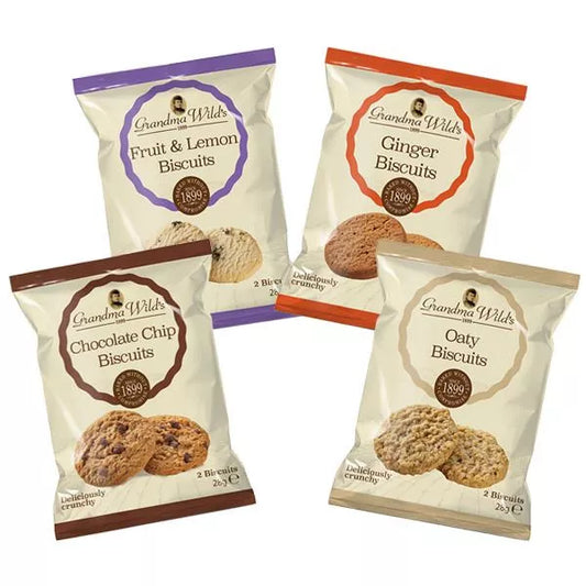 Grandma Wilds Biscuits Wrapped Mixed Flavours - 100 Pack