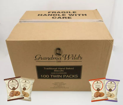 Grandma Wilds Biscuits Wrapped Mixed Flavours - 100 Pack
