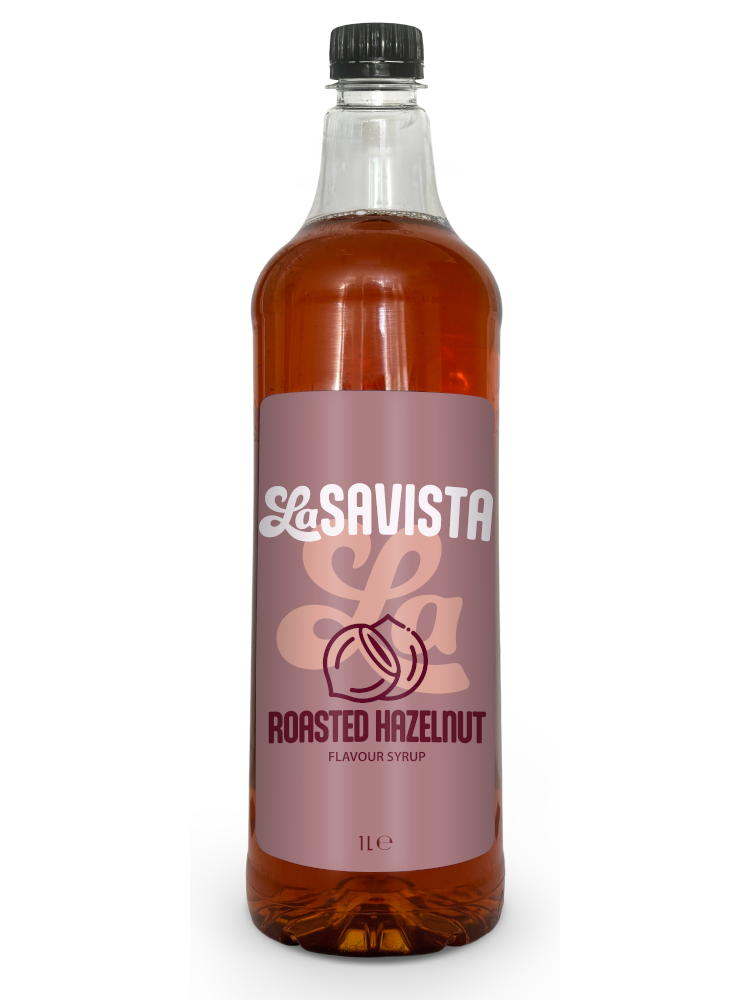 LaSavista 65% Roasted Hazelnut Syrup 1L