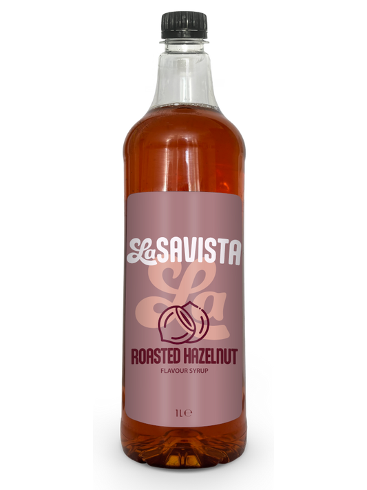 LaSavista 65% Roasted Hazelnut Syrup 1L