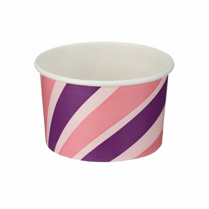 Medium Patterned Ice Cream Tub (6oz) - Case of 500