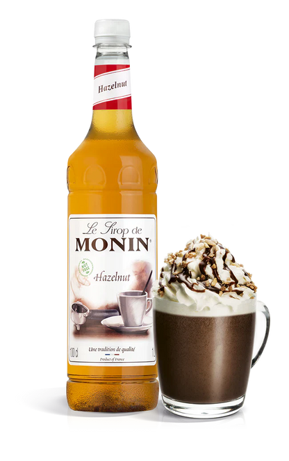 Monin Nut Free Hazelnut Syrup - 1 Litre