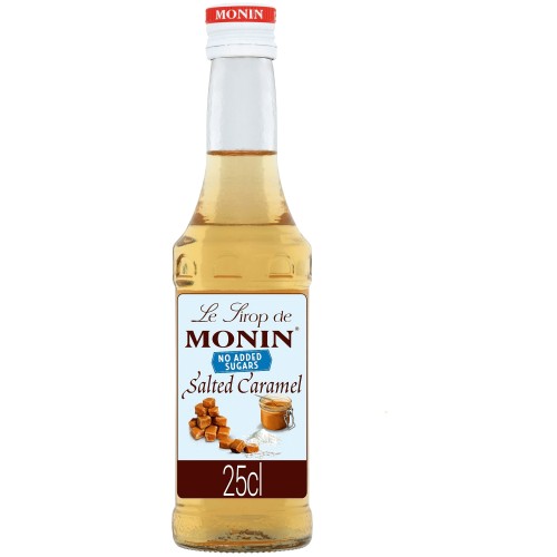 Monin No Added Sugar Salted Caramel 25cl