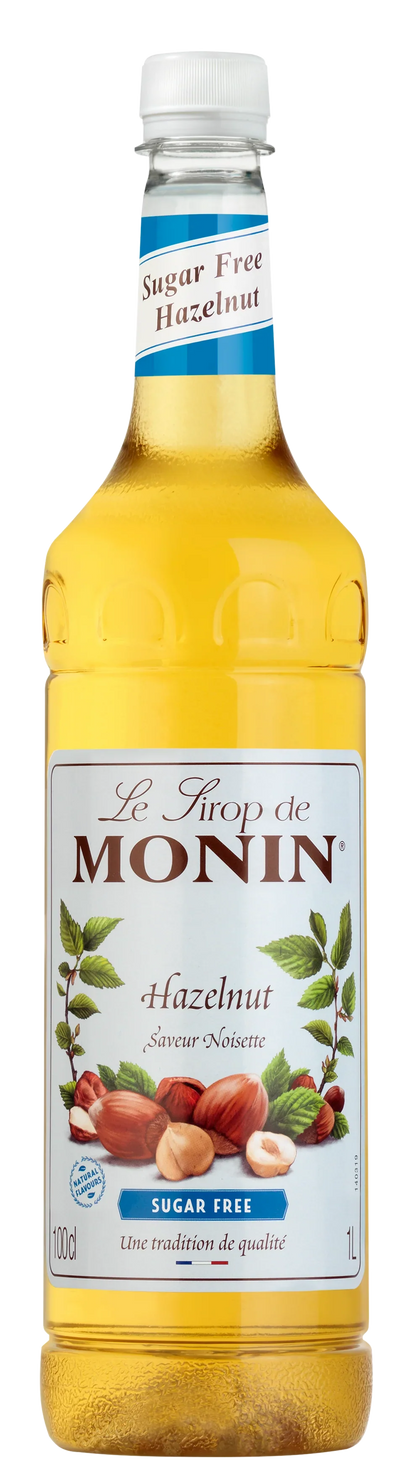 Monin Sugar Free Hazelnut Syrup - 1 Litre