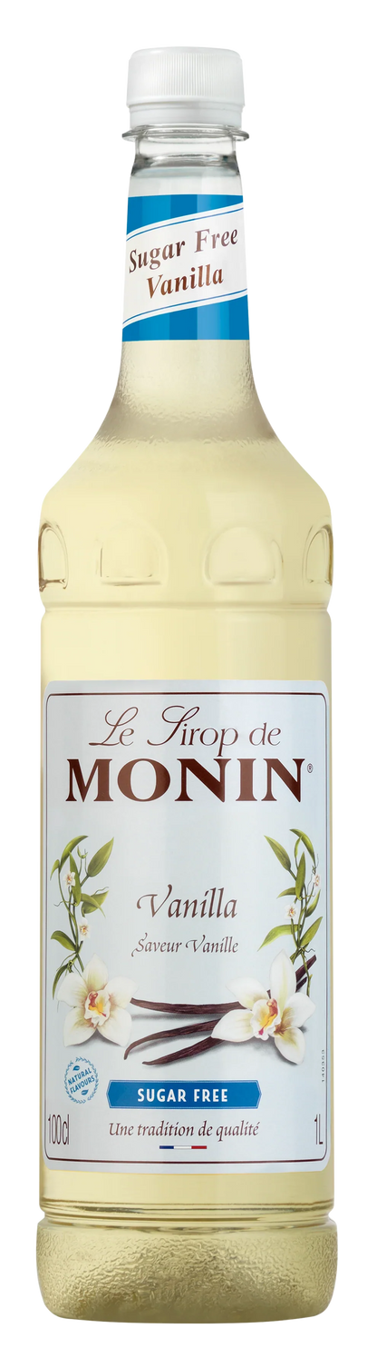 Monin Sugar Free Vanilla Syrup - 1 Litre