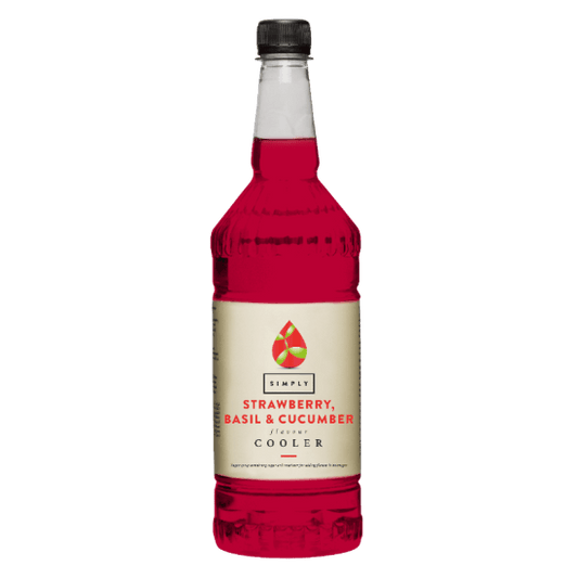 Simply Strawberry, Cucumber & Basil COOLER - 1 Litre